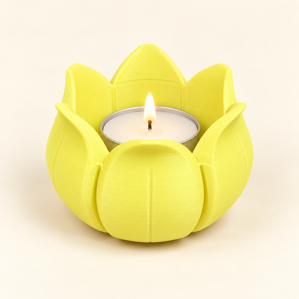 Portavela Flor de Luz